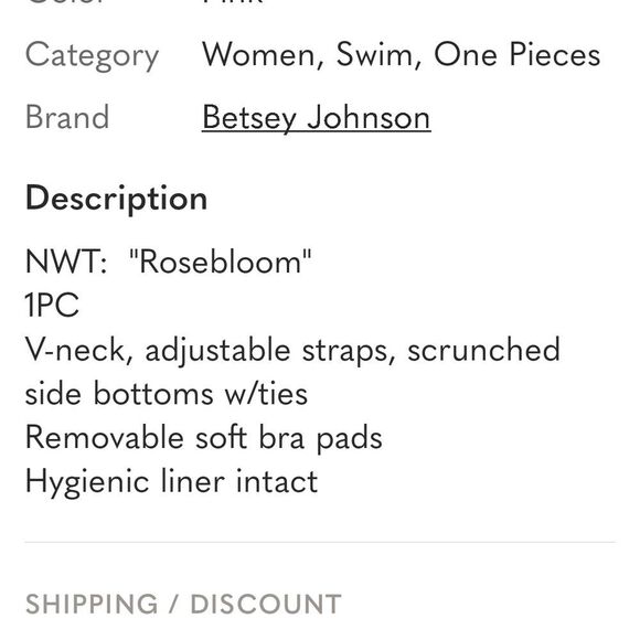 BETSEY JOHNSON Swimsuit - Picture 11 of 11